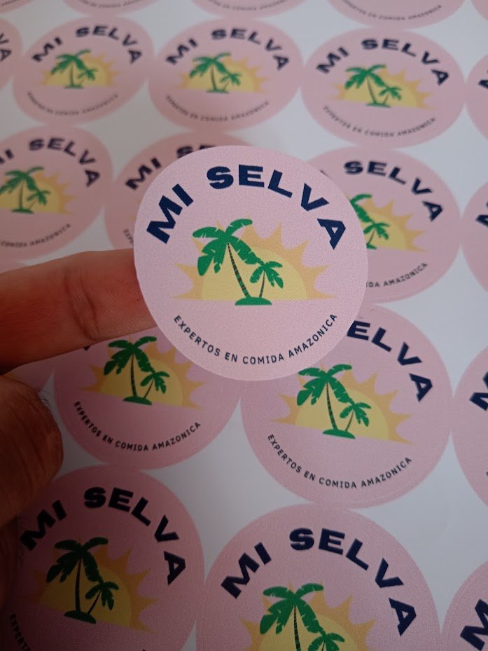 Etiquetas personalizadas adhesivas para negocios