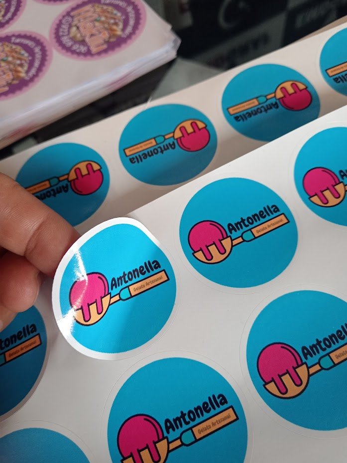 Stickers redondos personalizados