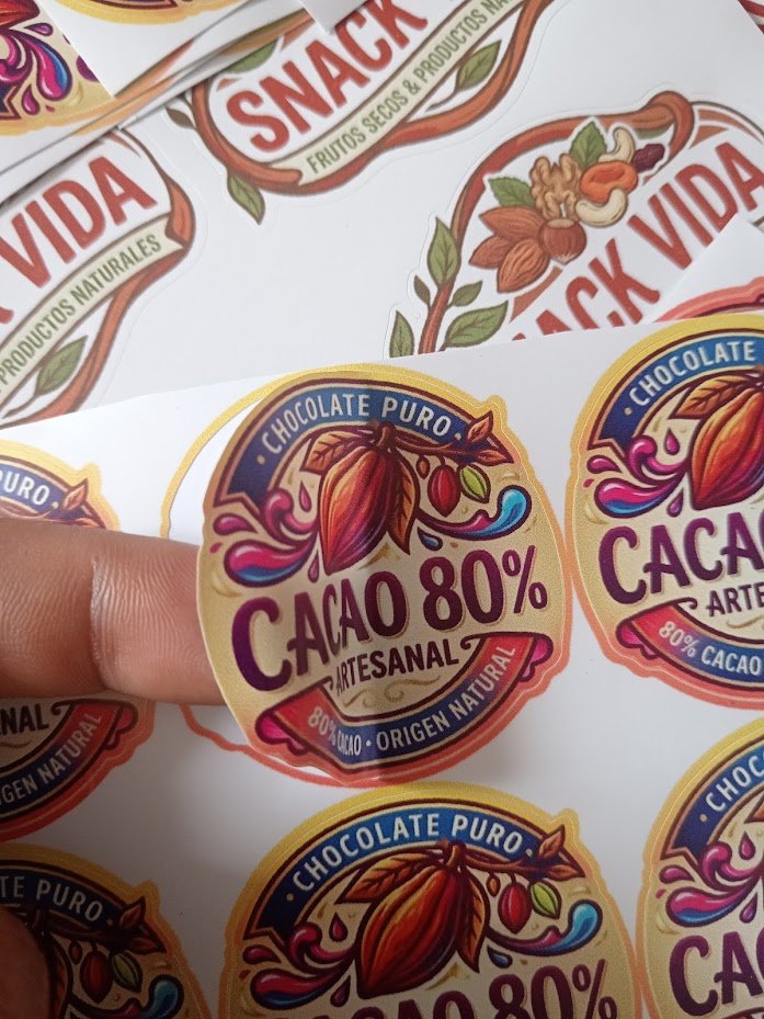 Etiquetas adhesivas personalizadas para productos