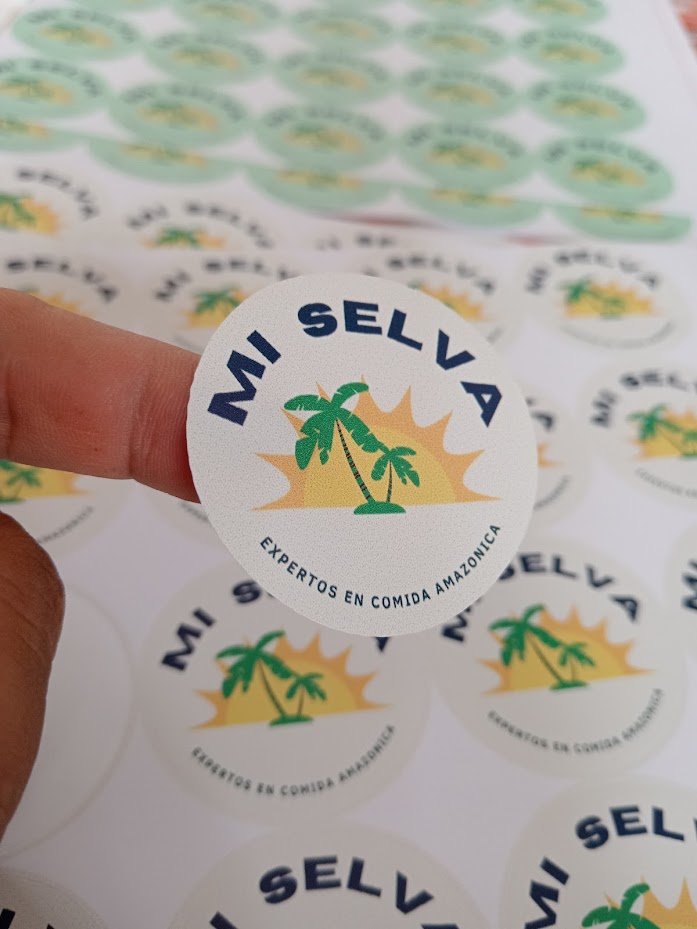 Impresión profesional de stickers troquelados
