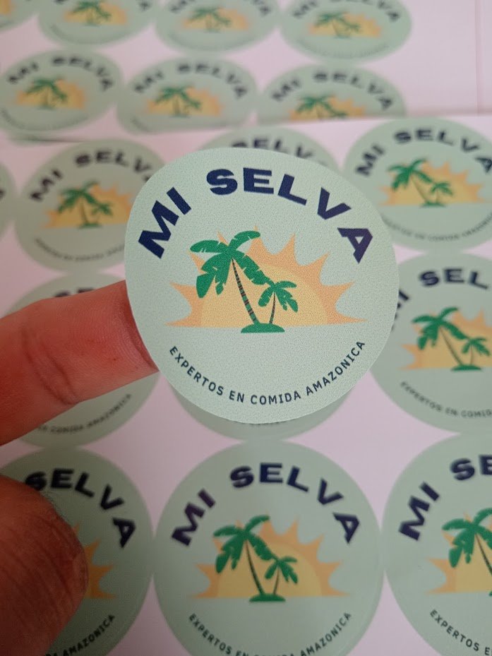 Stickers personalizados para packaging