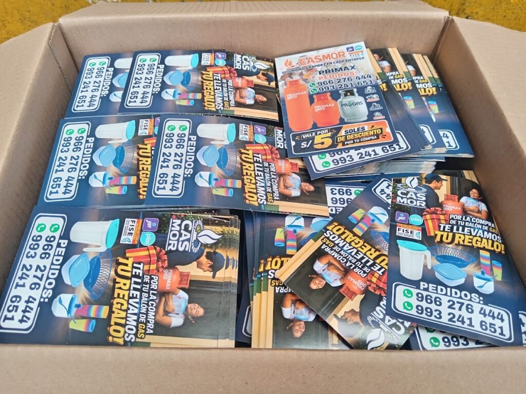Flyers para distribuidores de gas a domicilio
