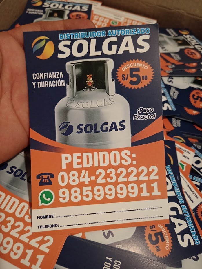 Flyers para empresas distribuidoras de gas