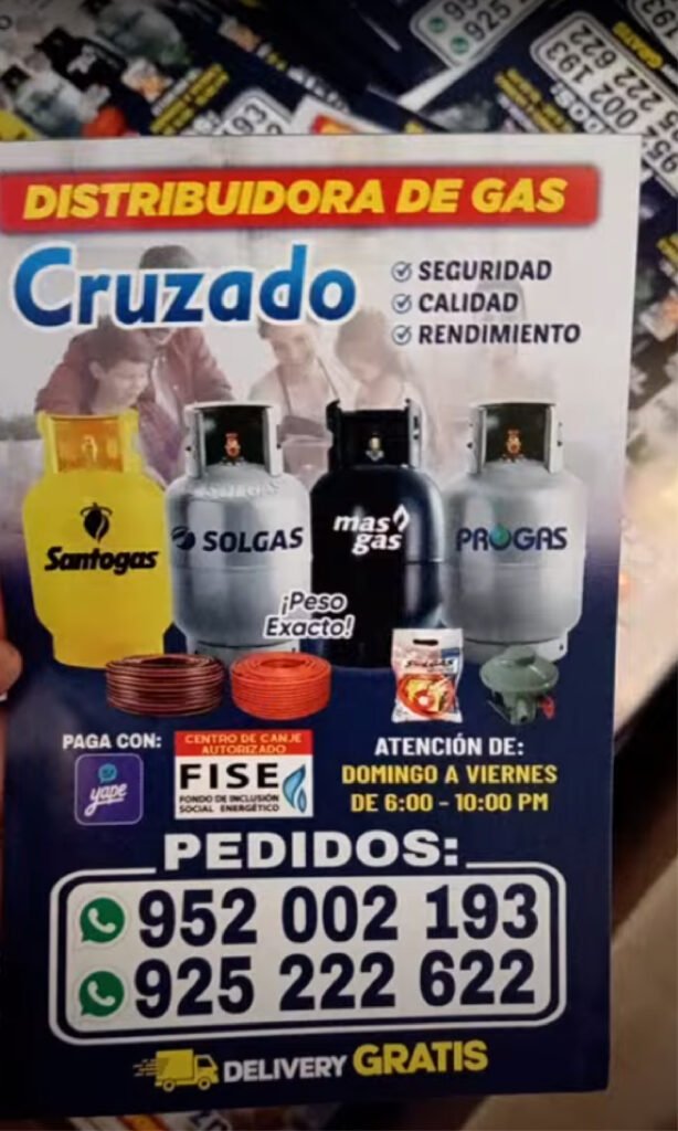 Flyers para gas a domicilio personalizados
