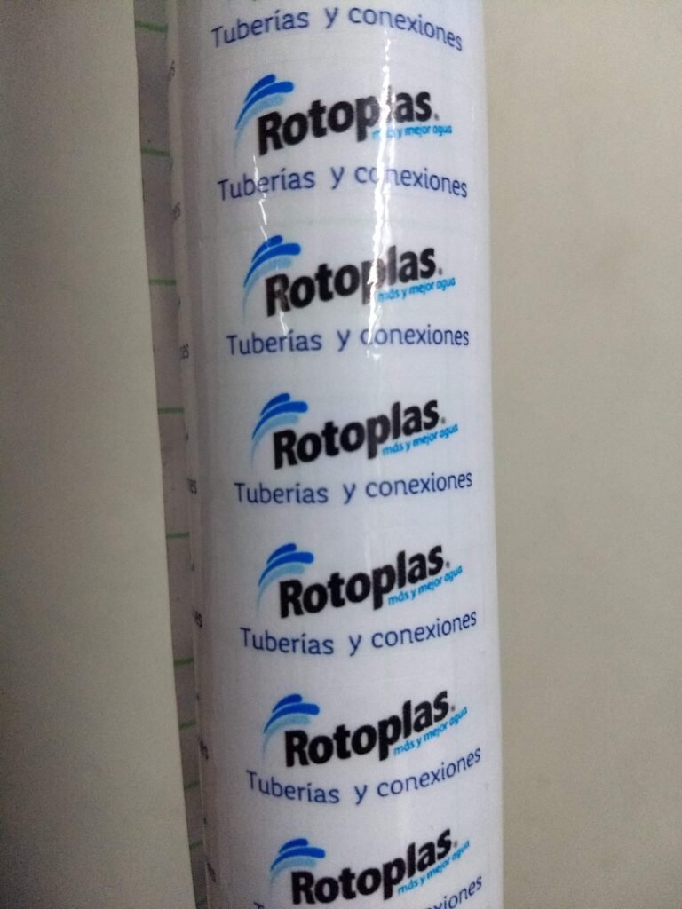 Stickers transparentes para frascos de vidrio y plástico