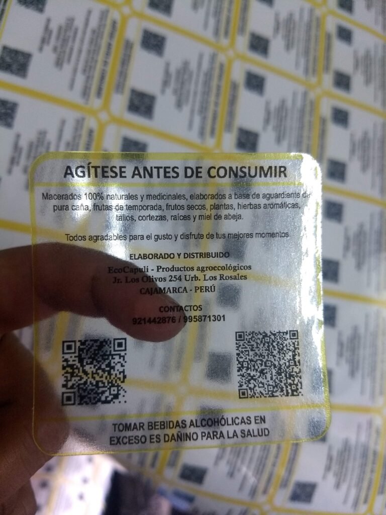 Stickers transparentes para velas aromáticas personalizadas