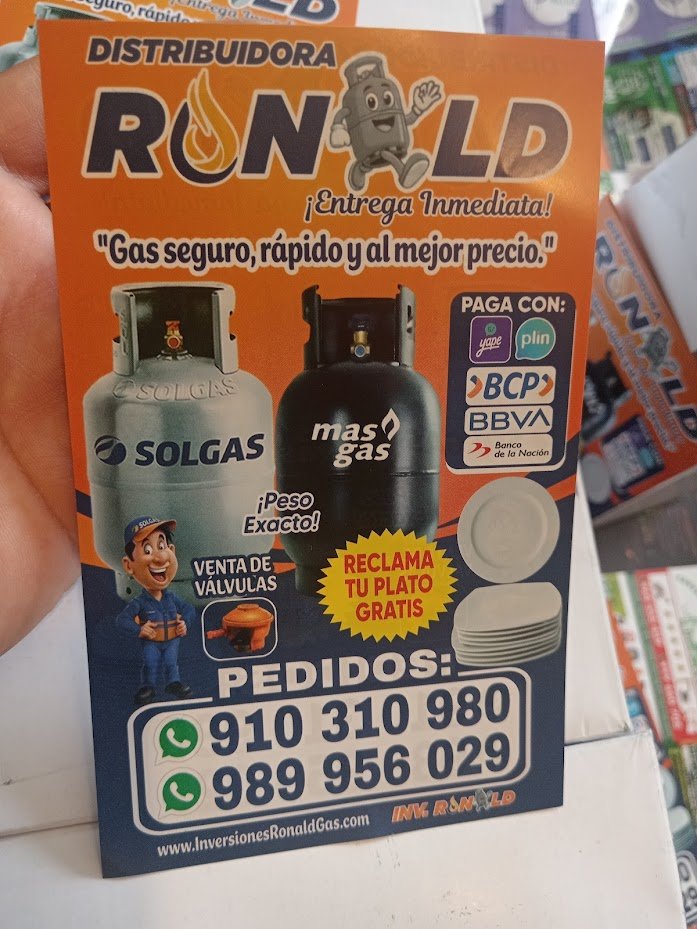 Volantes publicitarios para empresas de gas